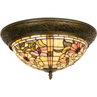 Mira - loftslampe i Tiffany-stil