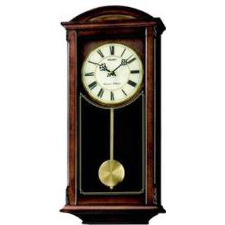 Seiko QXH030B Oak Pendulum Chiming Wall Clock - C7165