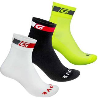 Gripgrab Cykelstrømper Tricolore Regular Cut 3-pakke