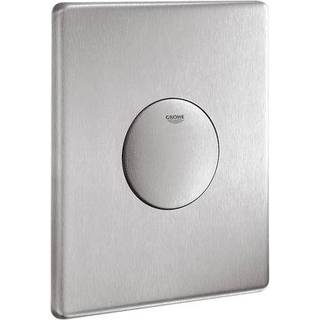 Grohe Skate Betj.plade rustfri til pneumatisk afløbsventil. 156x197mm