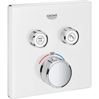Grohe GRT SmartControl term. glas firkant. 2SC Moon White, Yang White