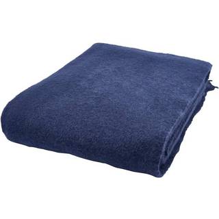 Uldplaid fra ARCTIC - SOLID ROYAL BLUE