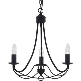 MAYPOLE stilfuld lysekrone med 3 lyskilder