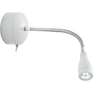 Searchlight 6 LED-lys, hvid, fleksibel, justerbar, væg-/gangsbilledlys