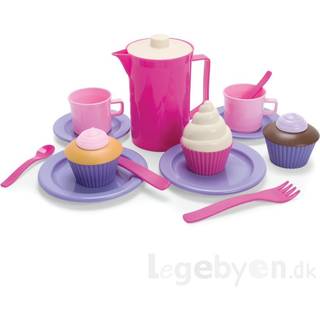 Dantoy Prinsesse Cupcakesæt i net - 20 dele - Fra 2 år.
