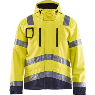 Blåkläder High Vis Skaljakke - High Vis Orange/Marineblå - XS