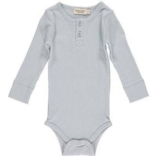 MarMar Copenhagen Rib Babybody Lyseblå 2 Months    2 måneder  Unisex