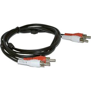 MICROCONNECT 2xRCA - 2xRCA 5m M-M
