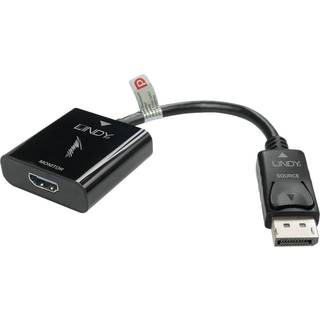 Lindy Aktiv DisplayPort til HDMI adapter | 15 cm | PRIS-MATCH