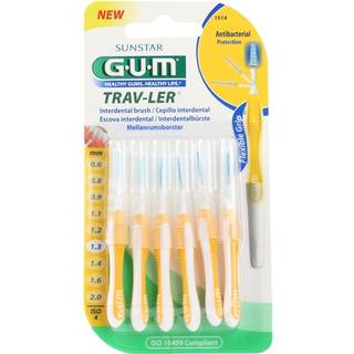 GUM Mellemrumsbørster TravLer Passage 1,3 (ISO 4) - 6 stk
