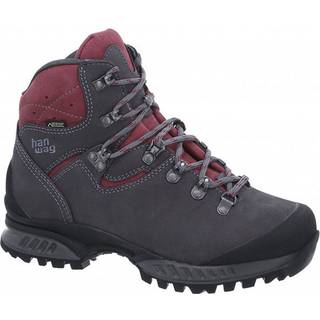 Hanwag Women's Tatra II Wide Lady Gore-Tex Asphalt/Dark Garnet, 39.5
