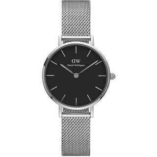 Daniel Wellington DW Watch Petite Sterling Black 28mm Silver