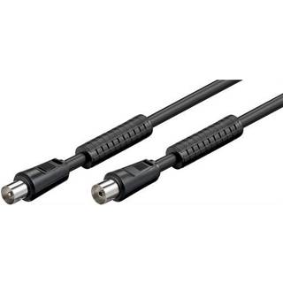 Skærmet antenne kabel med ferrit | 5 meter | PRIS-MATCH