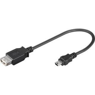 MICROCONNECT USB A - Mini USB B 5P 0.2m F-M