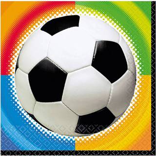 16 stk. Fodbold servietter