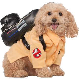 Rubies Ghostbusters -film Pet Costume Small Jumpsuit Beige/Black