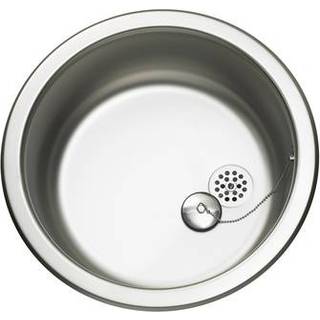 Juvel KC380 stålvask med prop Ø450 mm
