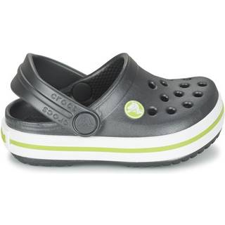Crocs Kids' Crocband Clog Navy/Citrus, 19-20