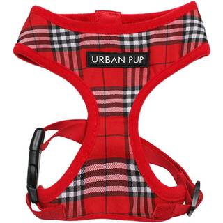 Urban Pup Harness - Red Tartan / L