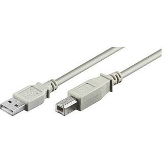 MICROCONNECT USB2.0 A-B 0,5m M-M BLACK