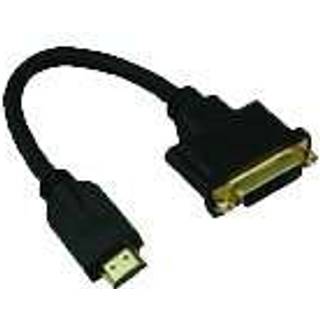 MICROCONNECT Adapter HDMI -  DVI M/F, 15CM