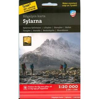 Calazo förlag Högalpin karta – Sylarna 1:20 000 Nocolour, OneSize