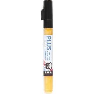 Plus Color Tusch, L: 14,5 cm, streg 1-2 mm, yellow sun, 5,5 ml, 1 stk.