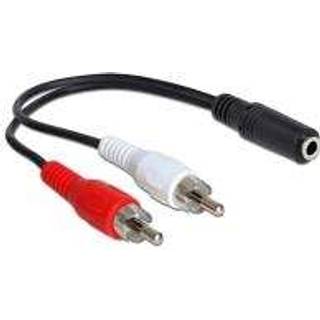 Delock iPhone/iPad headset til PC adapter kabel - 20 cm