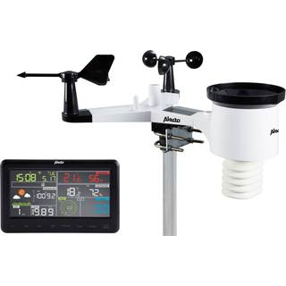 Alecto - Professionel 8 i 1 Wi-Fi-vejrstation med app og trådløs udendørssensor Sort - WS-5500