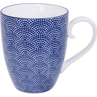 Tokyo Design Studio Nippon Blue Krus 38 Cl Lines - Kaffekopper Porcelæn Blå - 15627