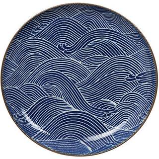Seigaiha tallerken 15,8 x 2,5 cm, blå
