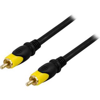 DELTACO Composite video cable, 1xRCA male - male, 10m