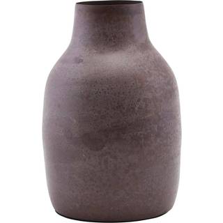 Etnik Vase, H 14 cm, rød/lilla