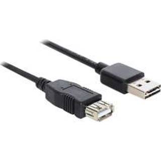 Delock Easy USB 2.0 kabel - USB-A han / USB-A hun - 2 m