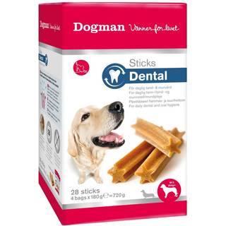 Dogman Sticks Dental Box M/L (28-Pack)