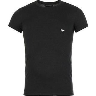 EMPORIO ARMANI Herren T-Shirt schwarz Baumwolle & Mix unifarben