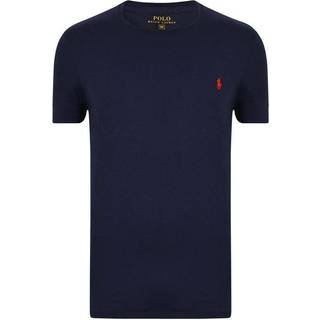 Ralph Lauren Rundhals slim fit t-shirt - Navy - Str. XXL - Modish.dk