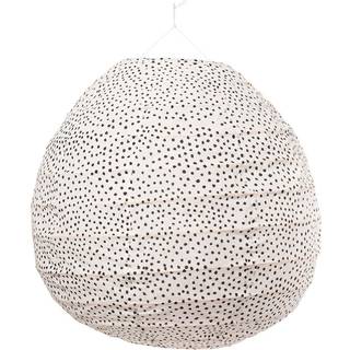 A World Of Craft Fleck Lampeskærm 40x41cm /sort - Lampeskærme Bomuld Hvid - 1002807-BA