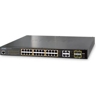 PLANET 24PORT SWITCH 802.3AT POE+4PORT GB TP/SFP COMBO MANAGED          IN CPNT