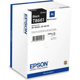 Epson Blæk Sort Xl T8661 - Wf Pro M5190dw/m5690dwf