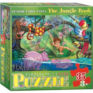 Eurografik 35-delt klassiske eventyr Jungle Book Puzzle