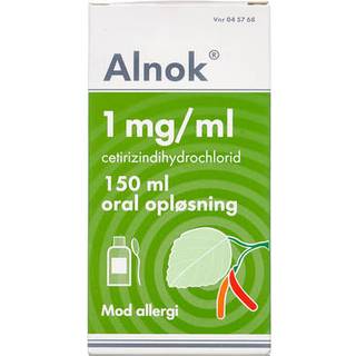 Alnok Oral Opløsning 1 mg/ml - 150 ml
