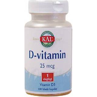Kal D-vitamin 25 mcg (100 kapsler)
