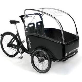Winther Cargoo Ladcykel - Shimano Alfine 8gear, 100 kg Lastkapacitet, ABS Plast Kasse, Hydrauliske Skivebremser