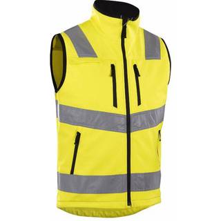 Blåkläder 304925173300L Hi-vis vest Høj synlighed gul, softshell Stl L