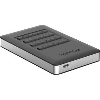 Verbatim Store 'n' Go Secure Portable HDD - 1TB - Ekstern Harddisk - Sølv