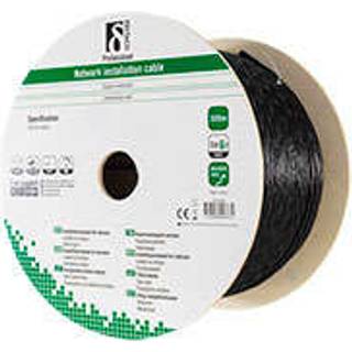 Cat 6a U/FTP LSZH Netværkskabel - CU - Solid - 305 meter - Sort