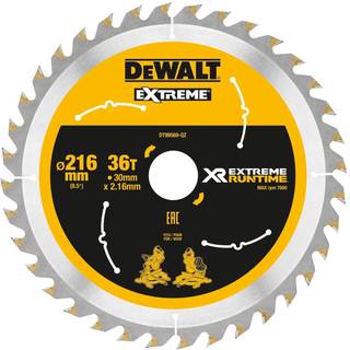 Dewalt rundsavsklinge 216x30 Z36 DT99569-QZ