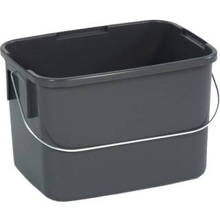 Affaldssorteringsbeholder Nordiska Plast Återwinning ECO, grå, 260 x 185 x 175 mm, 7 liter