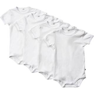 Pippi 4 Stk K/Æ Bodystockings - White 100